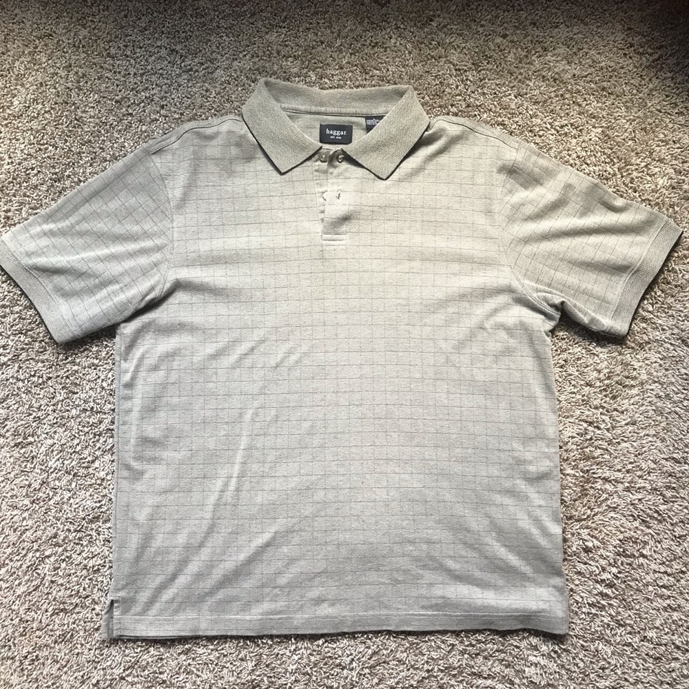 Haggar Men’s Gray Dress Shirt